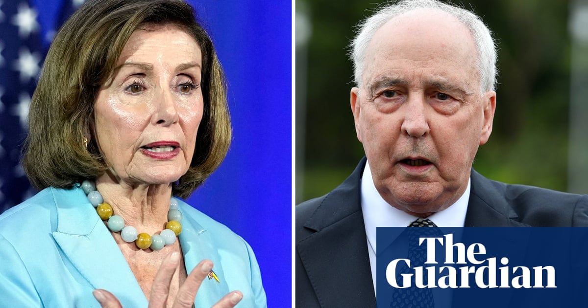 Nancy Pelosi rebukes former Australian PM Paul Keating over ‘stupid statement’ on Taiwan | Paul Keating