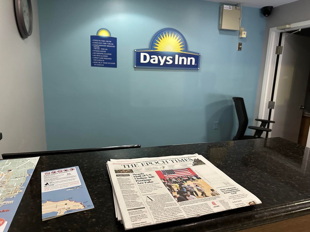 Right-Wing Newspaper Displayed For Days Inn Guests