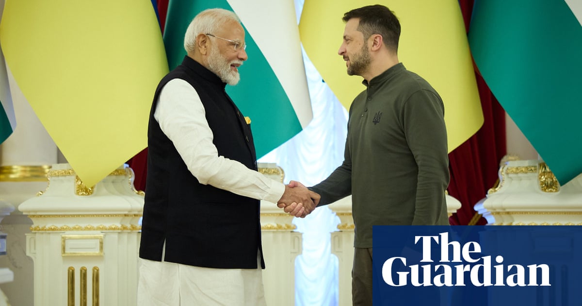 Modi tells Zelenskiy he is ready to work ‘as a friend’ to bring about peace deal | Ukraine