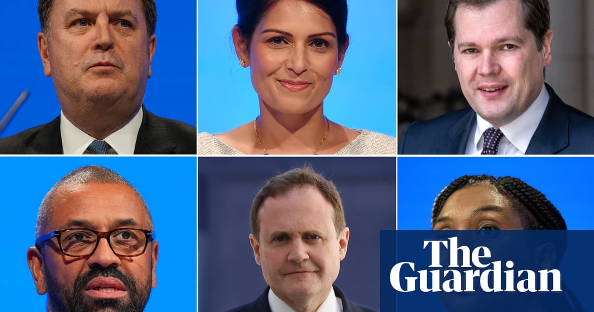 Who are the six leadership candidates to be voted on by Conservative MPs? | Conservative leadership