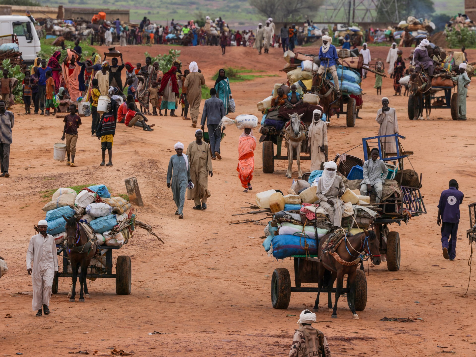 Aid trucks enter civil war-torn Darfur as Sudan army eases restrictions | Humanitarian Crises News