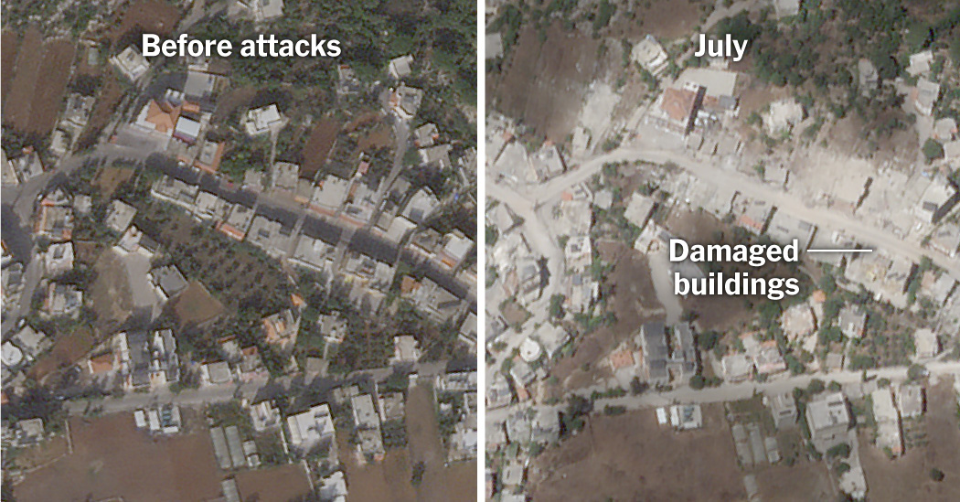 The Toll of 10 Months of Simmering Conflict on the Israel-Lebanon Border