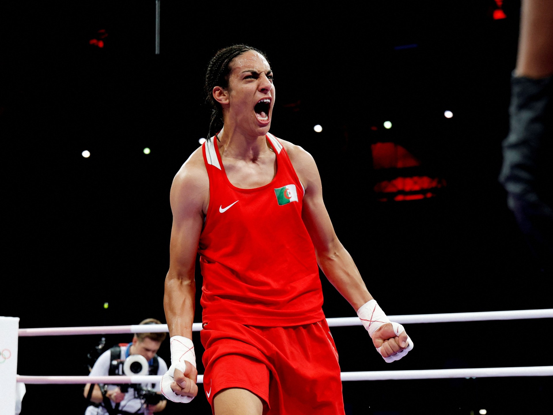 Gender row target Algerian boxer Imane Khelif ensures Olympic medal | Paris Olympics 2024 News