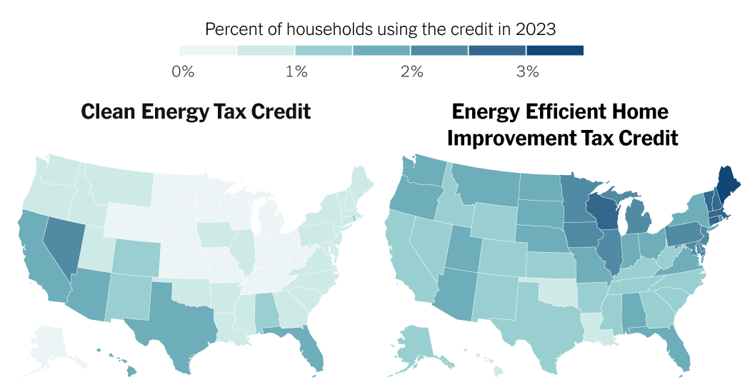 New Data Shows Where Americans Are Taking Advantage of Clean Energy Tax Credits