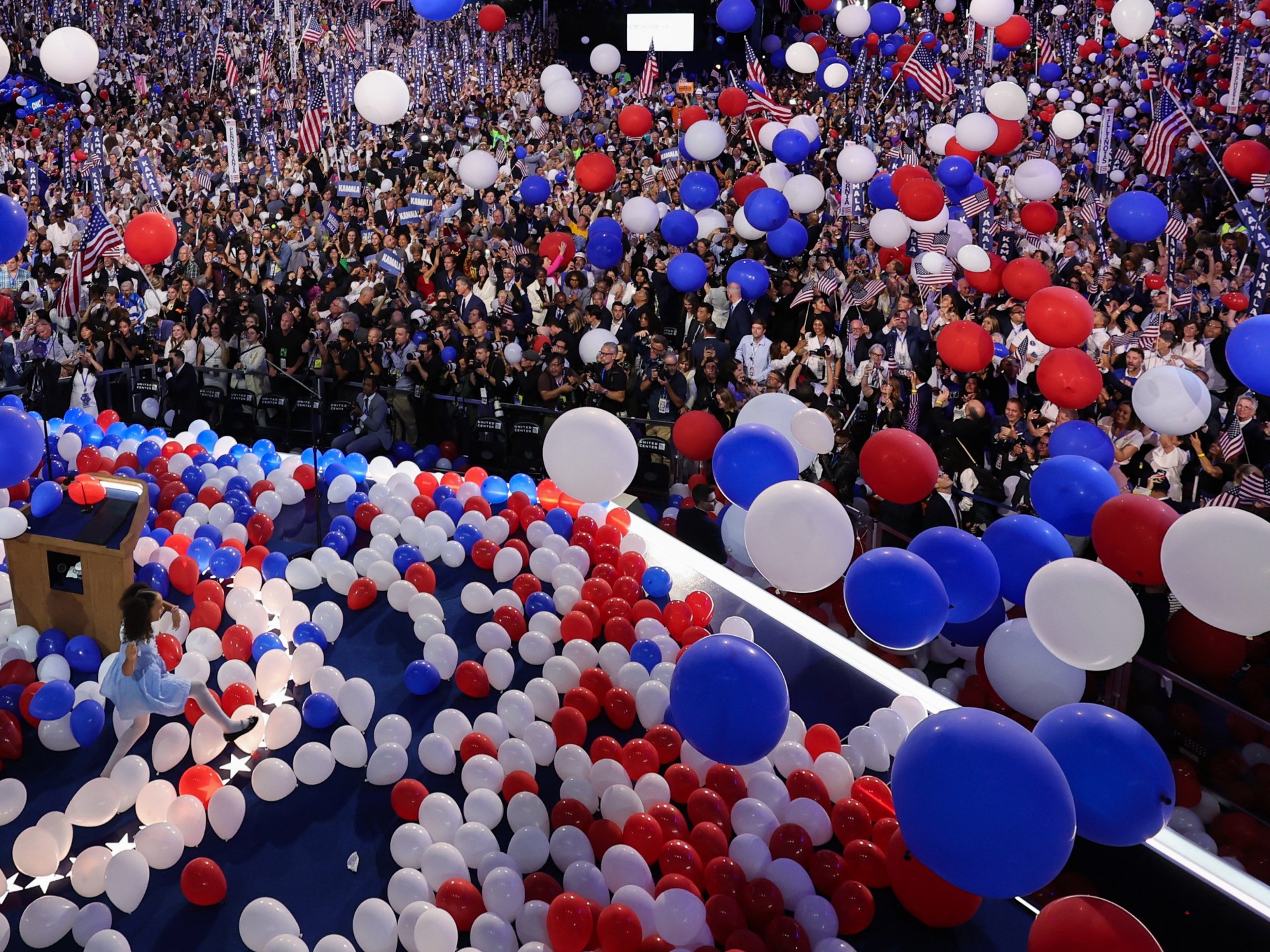 Parties and grief: A stark contrast at the Democratic National Convention | US Election 2024 News