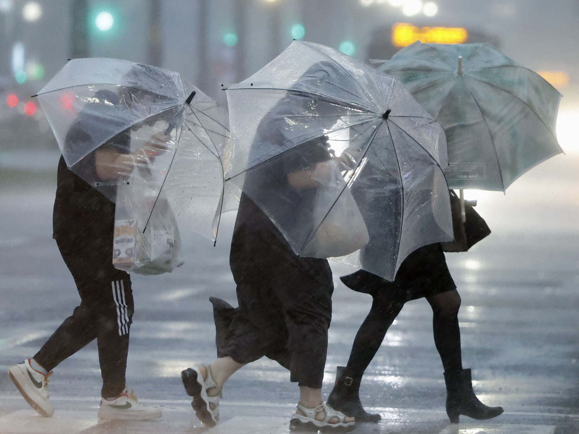 Dozens injured, power cut as Typhoon Shanshan hits southern Japan | Weather News