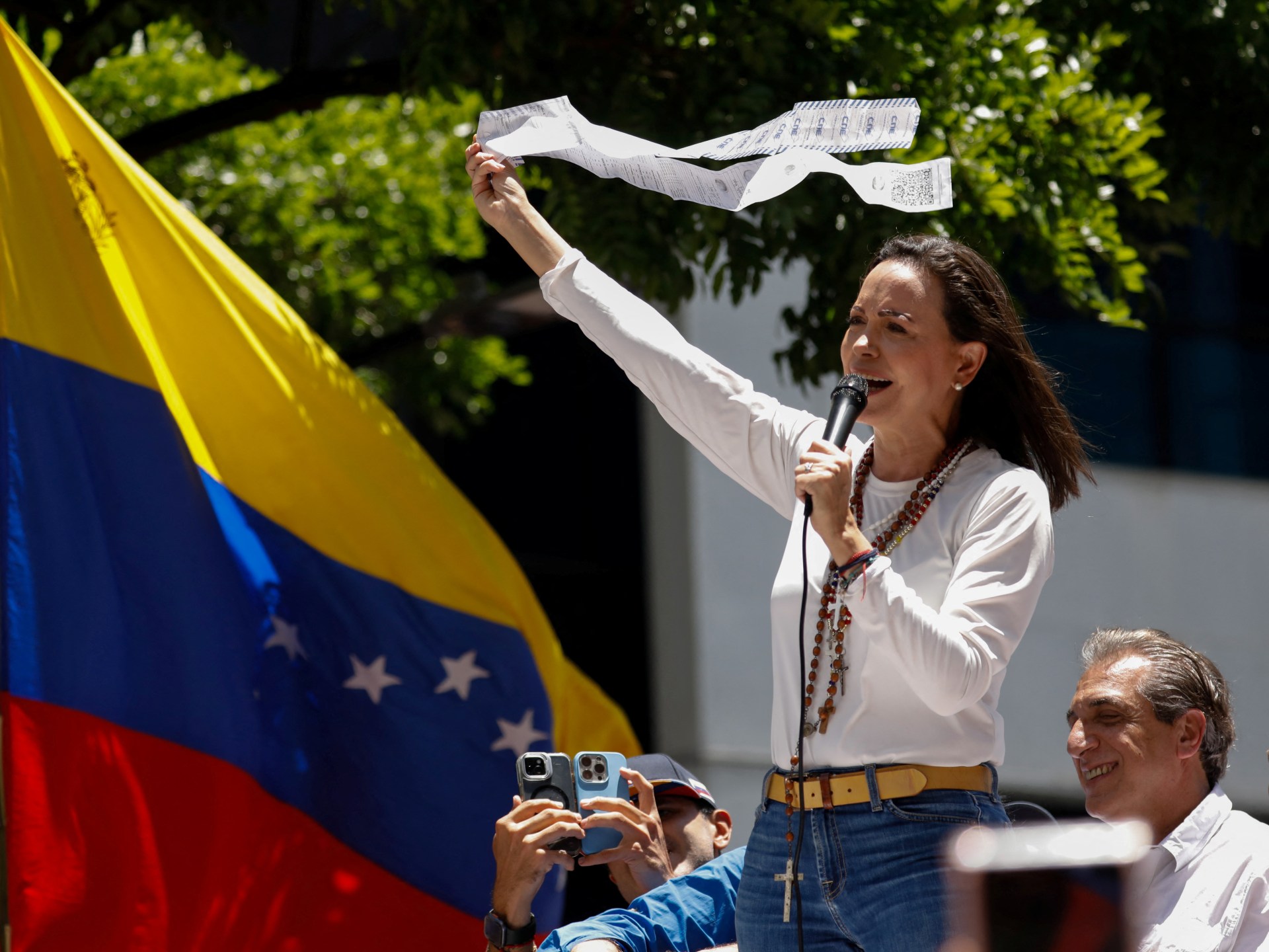 Venezuelan opposition rallies in Caracas one month after disputed vote | Elections News