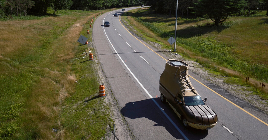 Driving Through New England in L.L. Bean’s Bootmobile