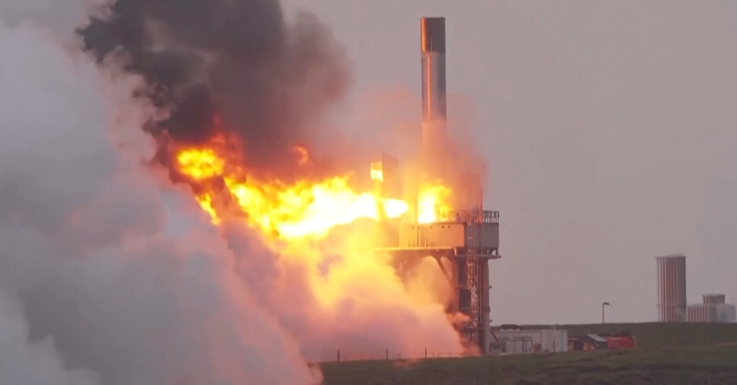 Rocket Engine Explodes During Test at Shetland Spaceport