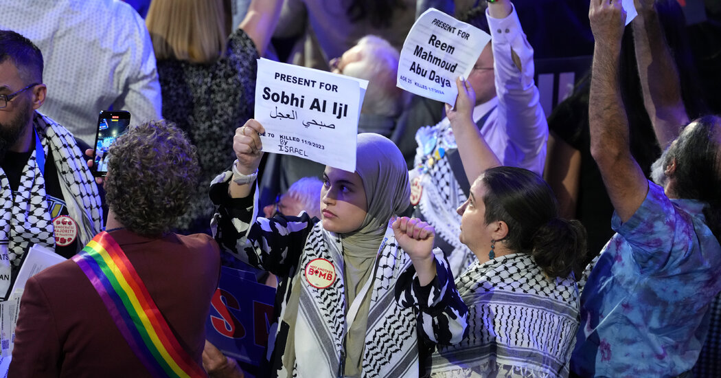 Uncommitted Movement Delegates Demand a Palestinian Address at the DNC