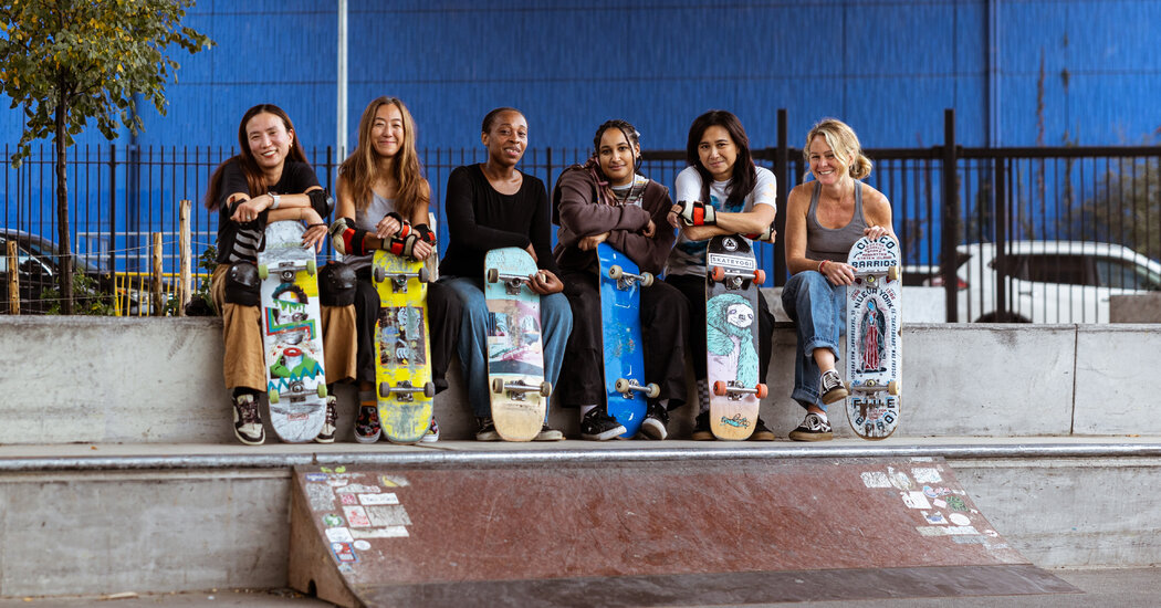 A Community of Brooklyn Moms Make Time to Skateboard After Drop-off