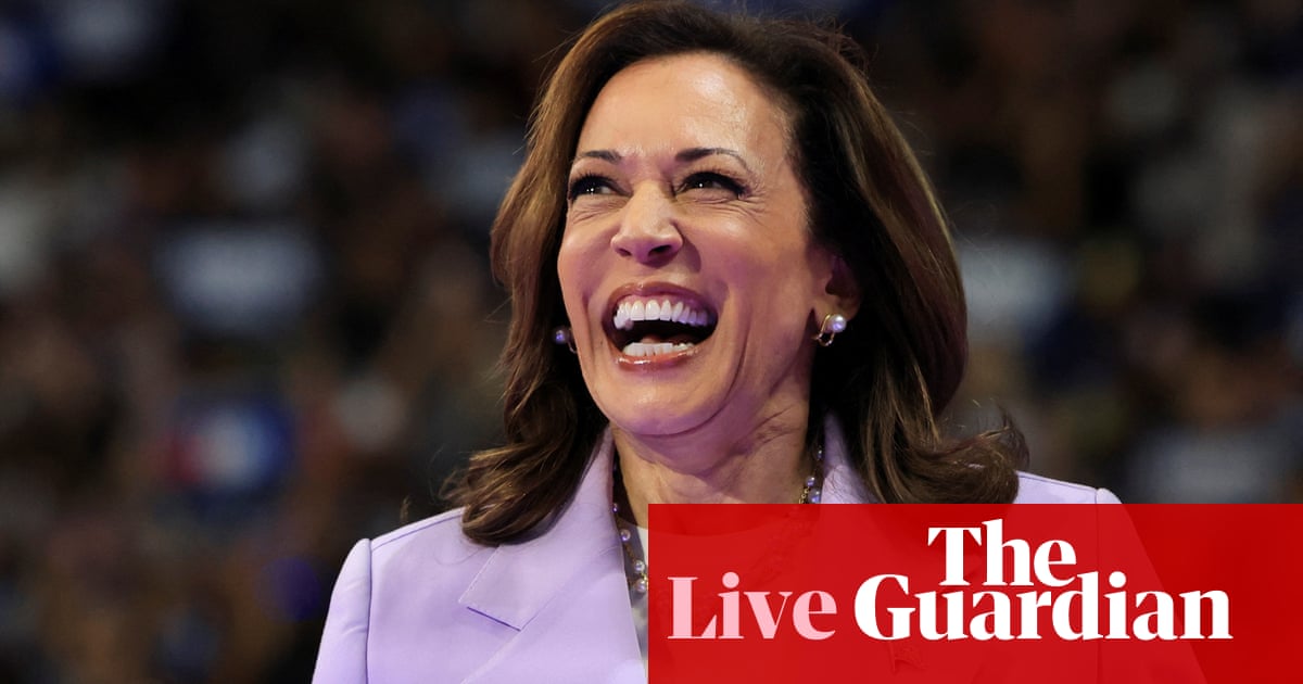 US election live: Kamala Harris more trusted than Donald Trump on the economy, says poll | US elections 2024