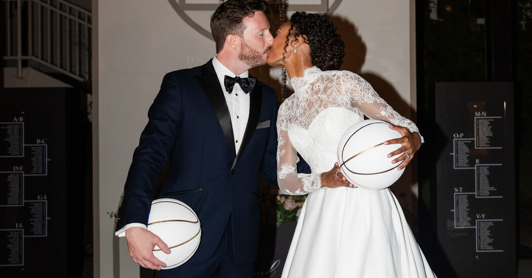 Malika Andrews and Dave McMenamin Marry on Kobe Bryant Day