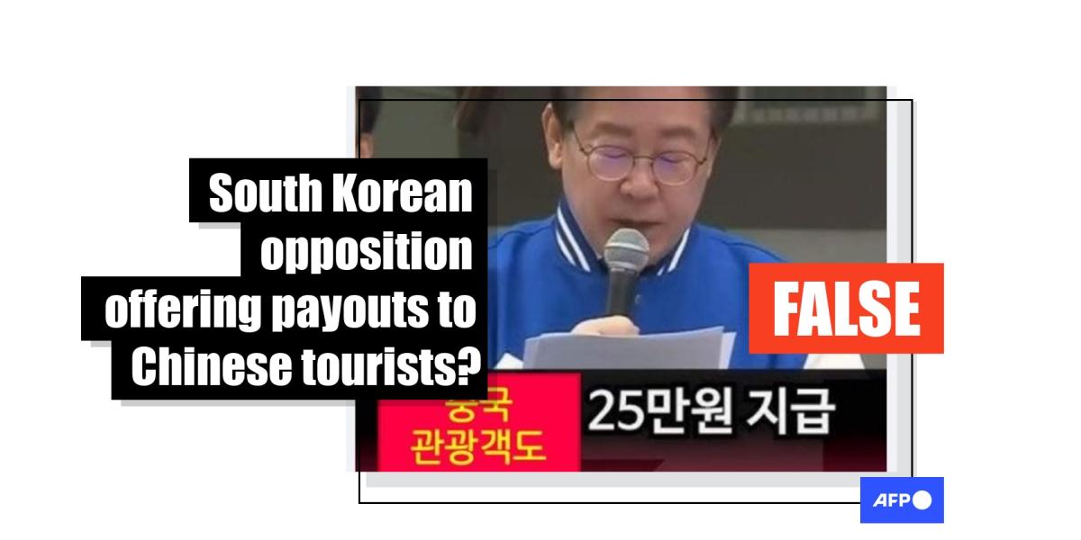 Chinese tourists not covered under cash handout proposal, says South Korean opposition