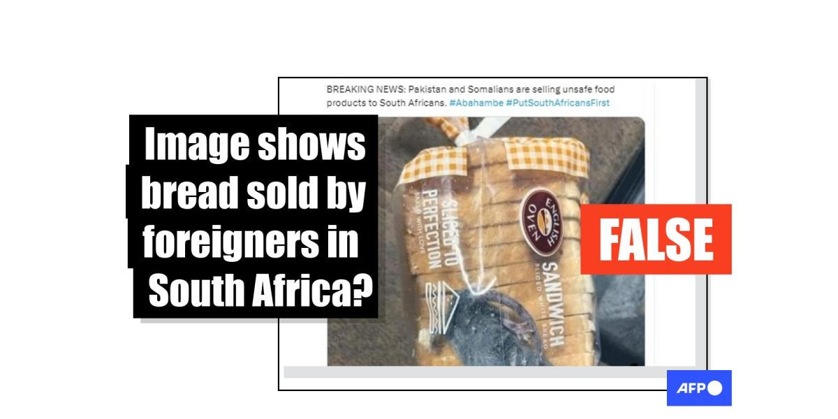 Post falsely claims to show bread sold by foreign shop owners in South Africa