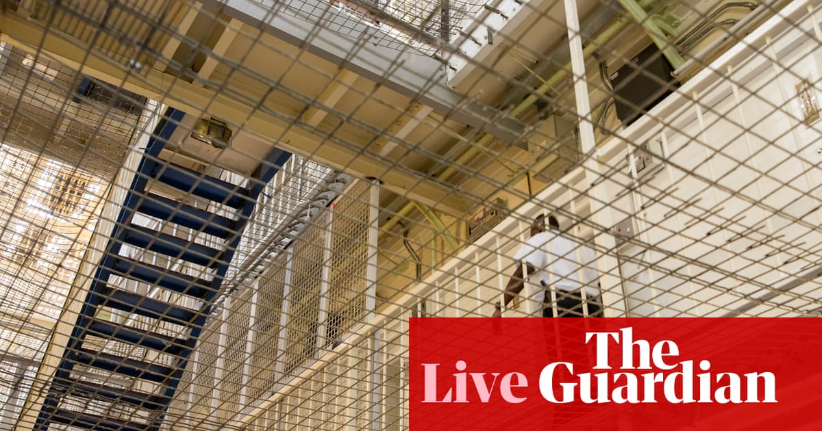 Magistrates ‘asked to stop jailing criminals’ for several weeks to ease pressure on prisons – UK politics live | Politics