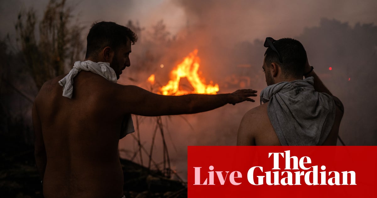 Greek firefighters continue to battle deadly wildfires near Athens – updates | World news