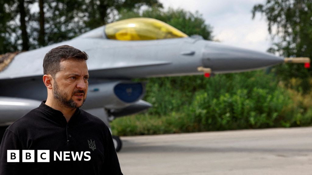 Ukraine F-16 destroyed during Russian attack, BBC told