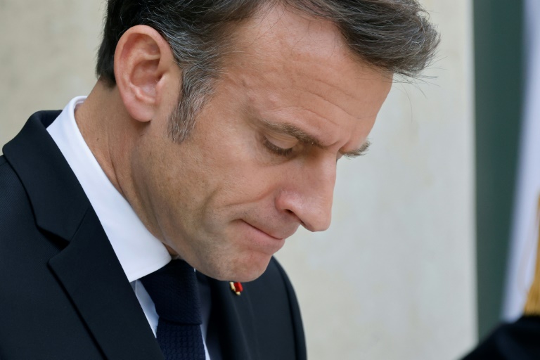 Macron will be running two days of tense talks at the Elysee (Ludovic MARIN)