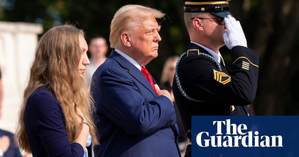 Democrats call for report into Trump Arlington national cemetery altercation | Donald Trump