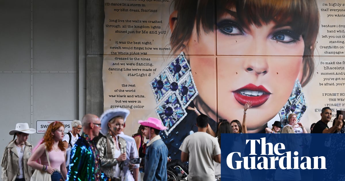 ‘Safer than ever’: Swifties gather at Wembley for first concert since foiled Vienna plot | Taylor Swift