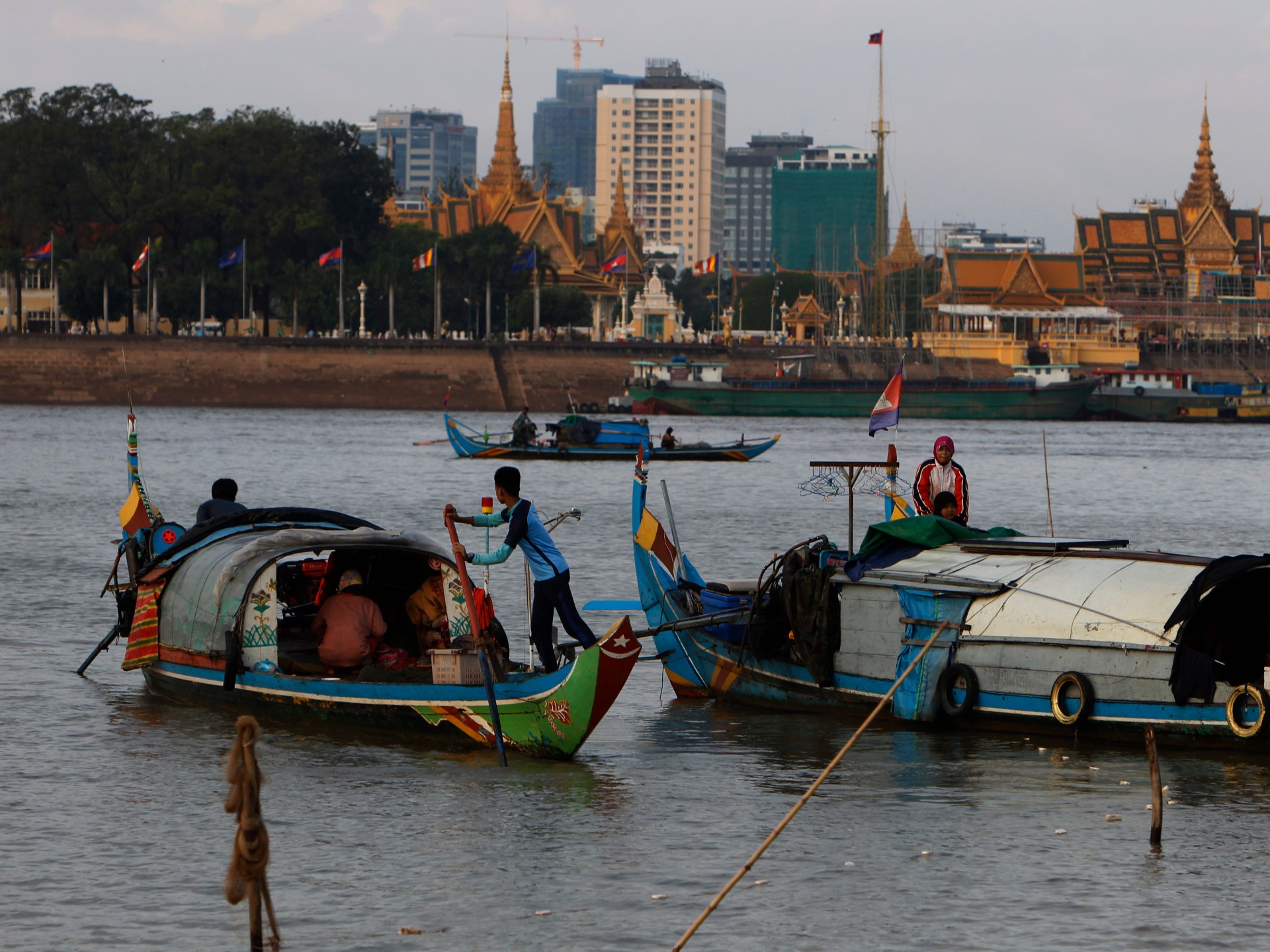 Cambodia starts work on canal linking Mekong River to sea | Environment News