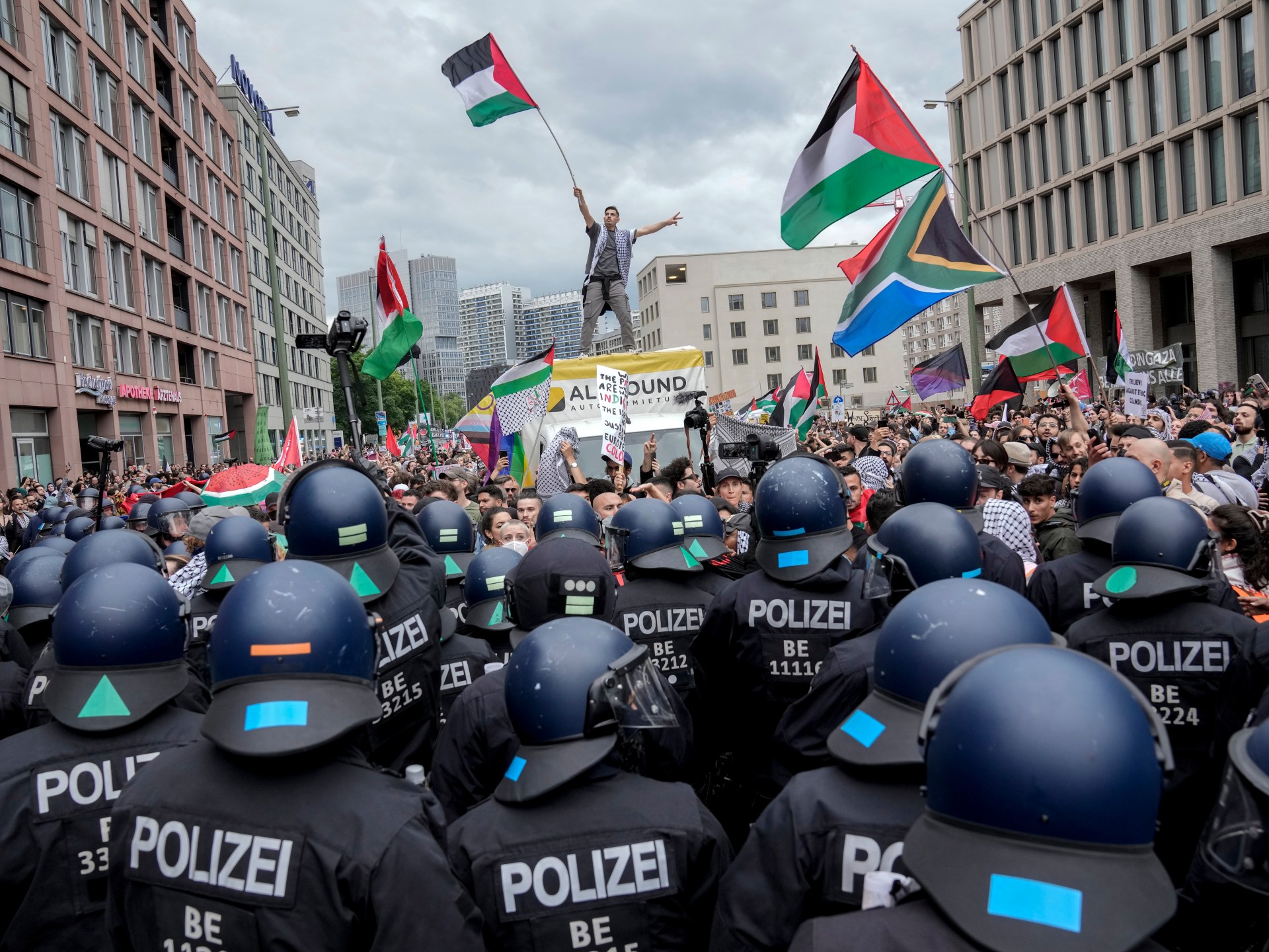 German court fines woman for ‘from the river to the sea’ chant | Israel-Palestine conflict News