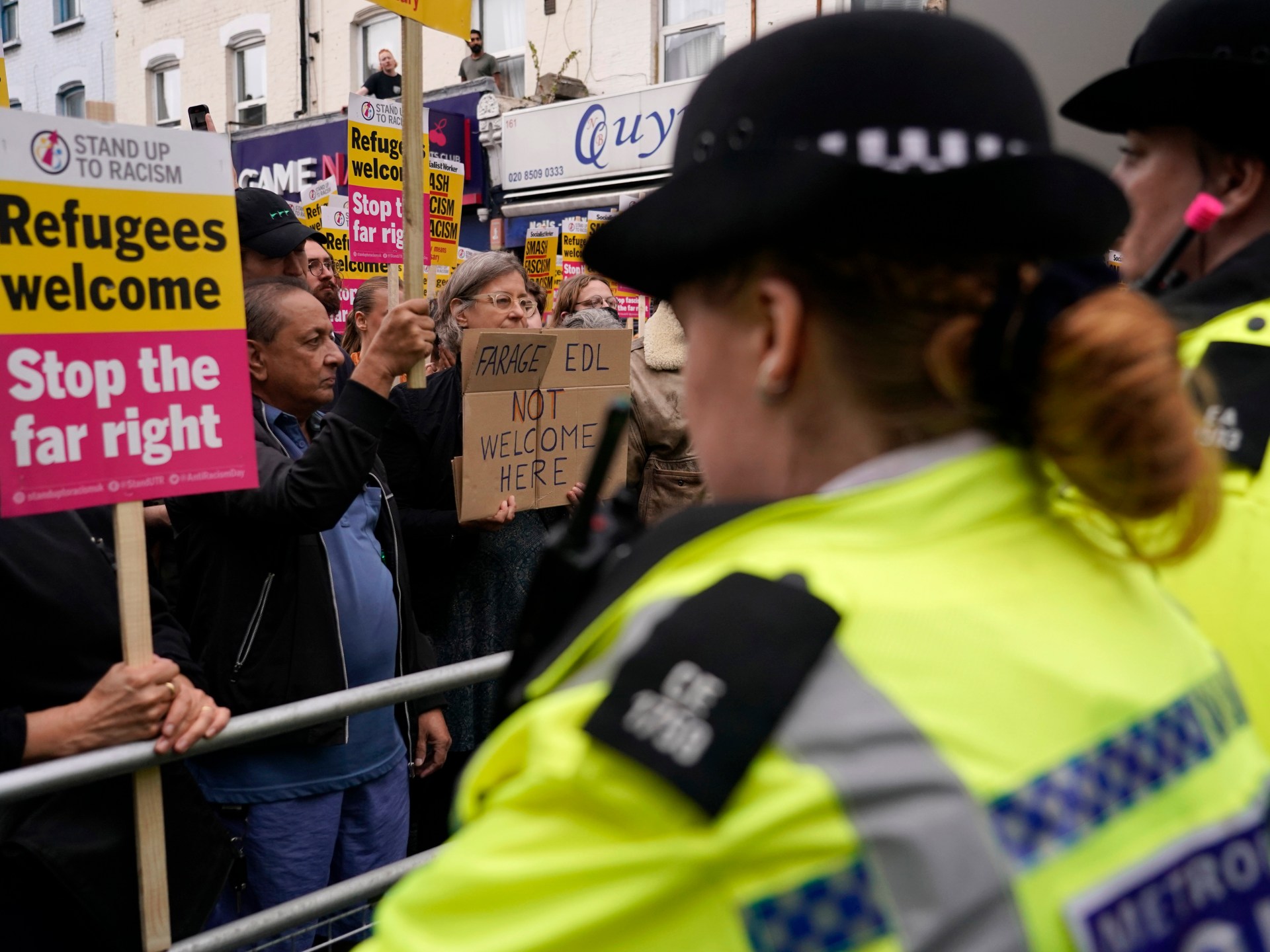 Thousands rally against racism in UK amid fears of far-right violence | Protests News