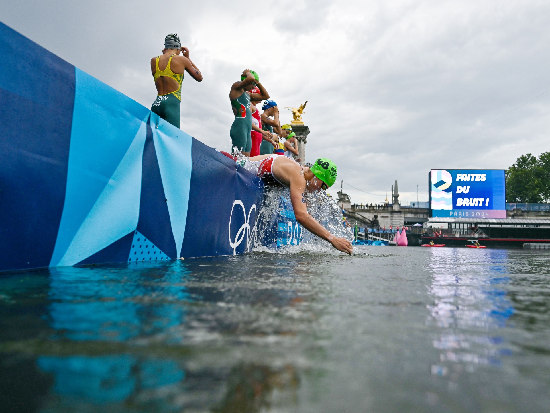 Paris organisers scrap Olympic open water swim training in polluted Seine | Paris Olympics 2024 News