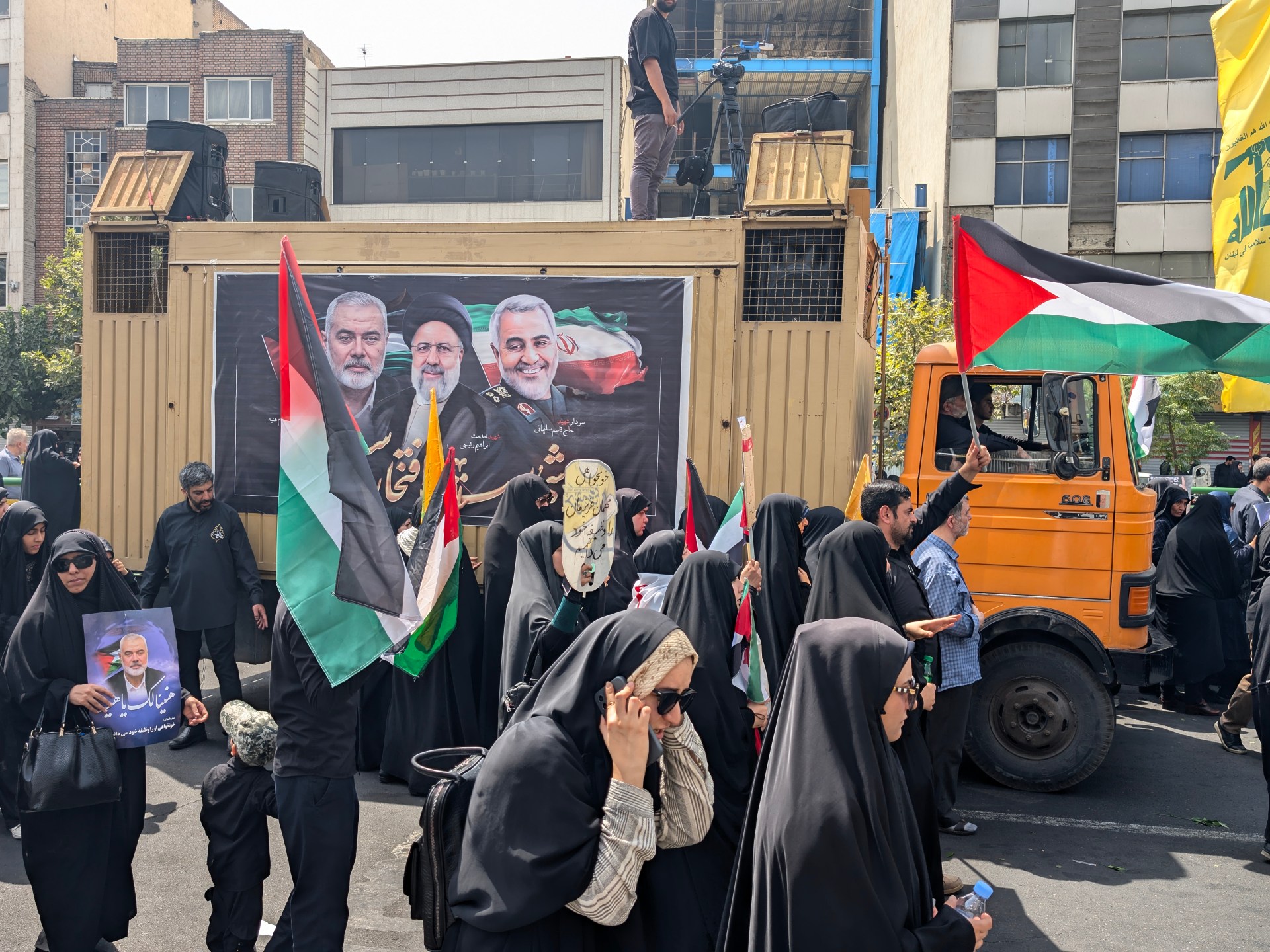 Thousands mourn Hamas leader Haniyeh in Iran amid calls for revenge | Israel-Palestine conflict News