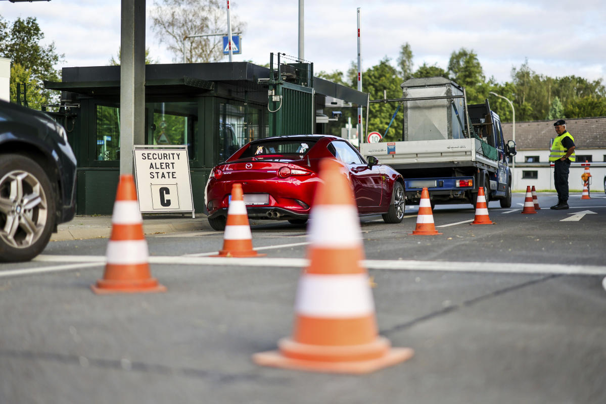 Security is stepped up at a NATO air base in Germany due to a 'potential threat'