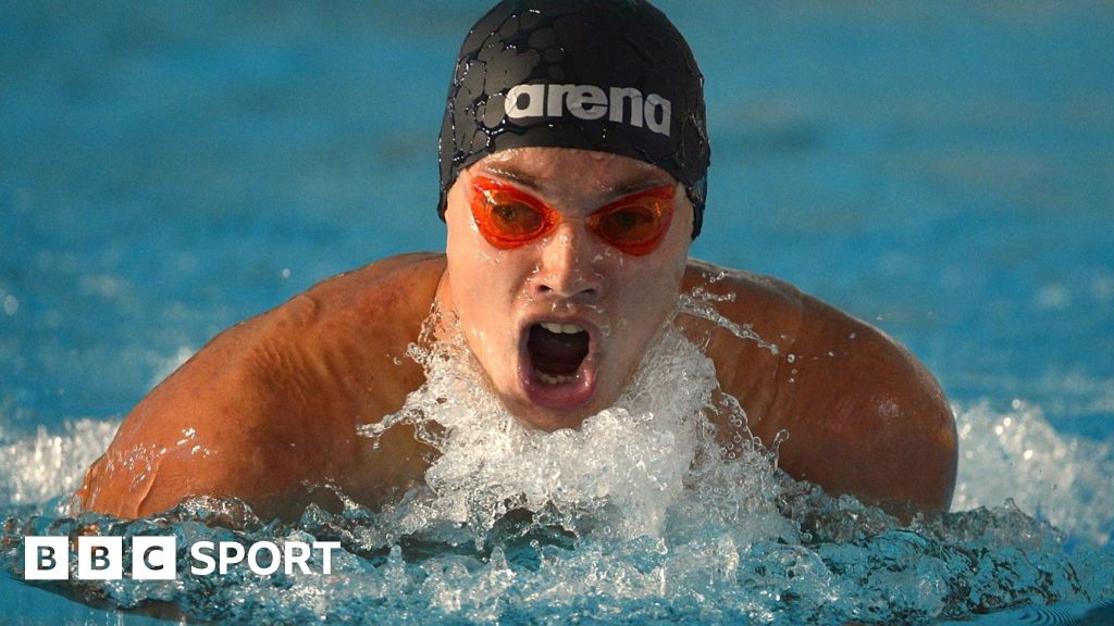 Danylo Chufarov competing at the 2013 IPC Swimming World Championships in Montreal