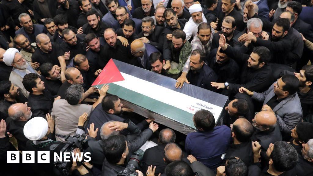 Mourners gather as Hamas leader Haniyeh is buried in Qatar