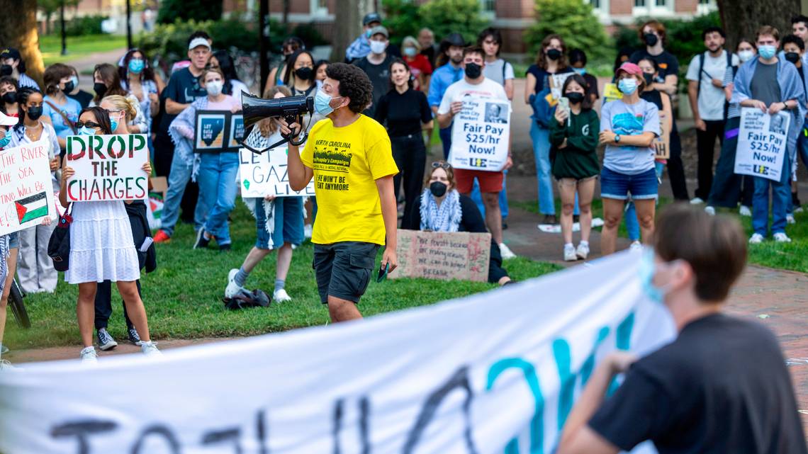 As students return to UNC-Chapel Hill for fall semester, so do pro-Palestinian protests