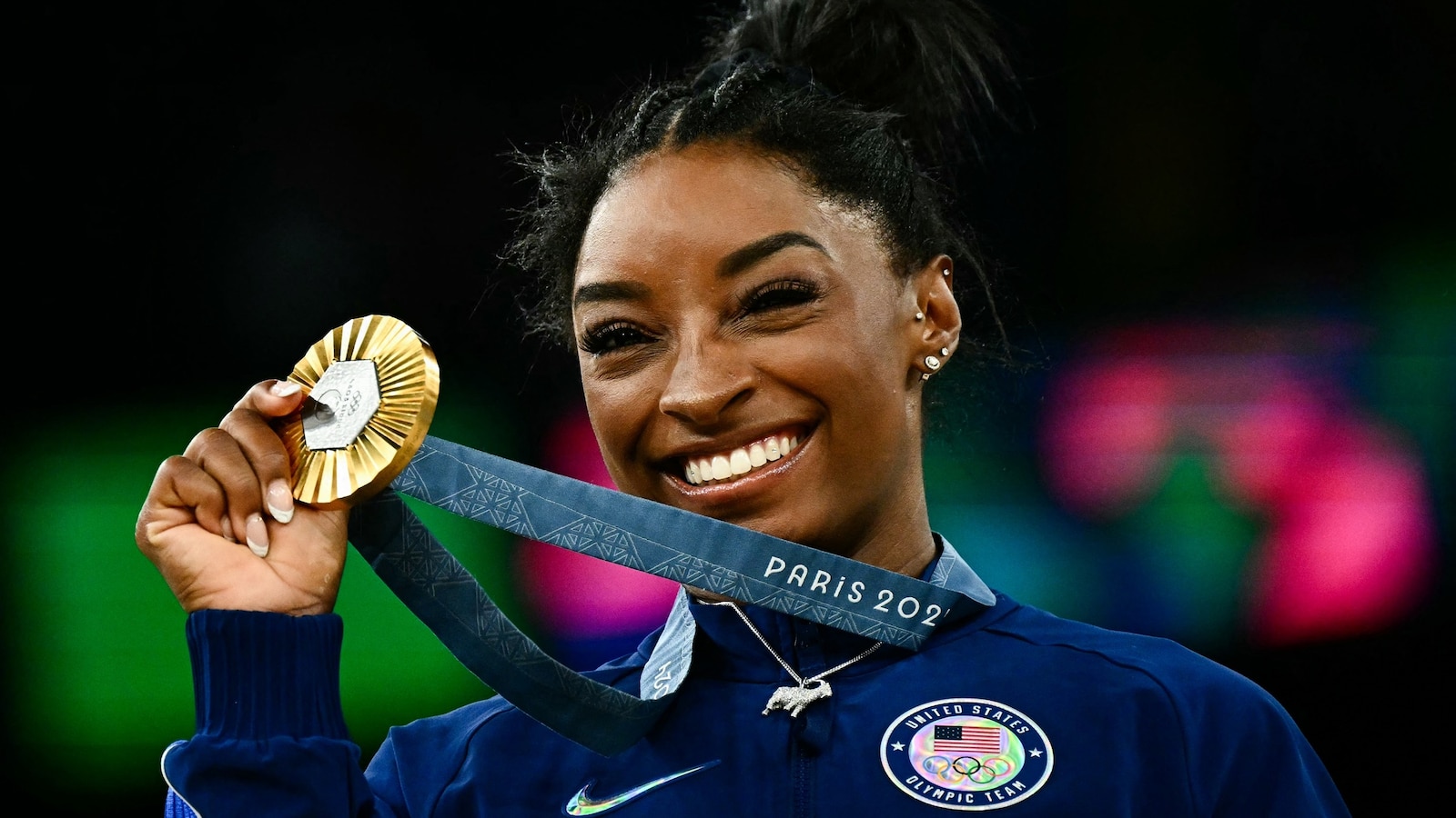 Simone Biles wins 2nd career Olympic gold in women's gymnastics all-around, Suni Lee takes bronze