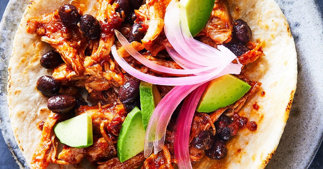 These Chipotle-Honey Chicken Tacos Are Push-a-Button Easy