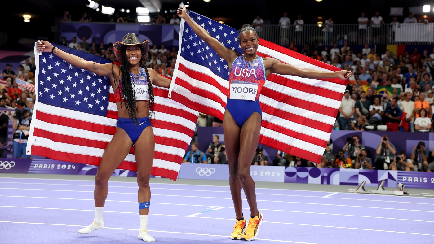 Team USA secures two Olympic medals in women's long jump : NPR