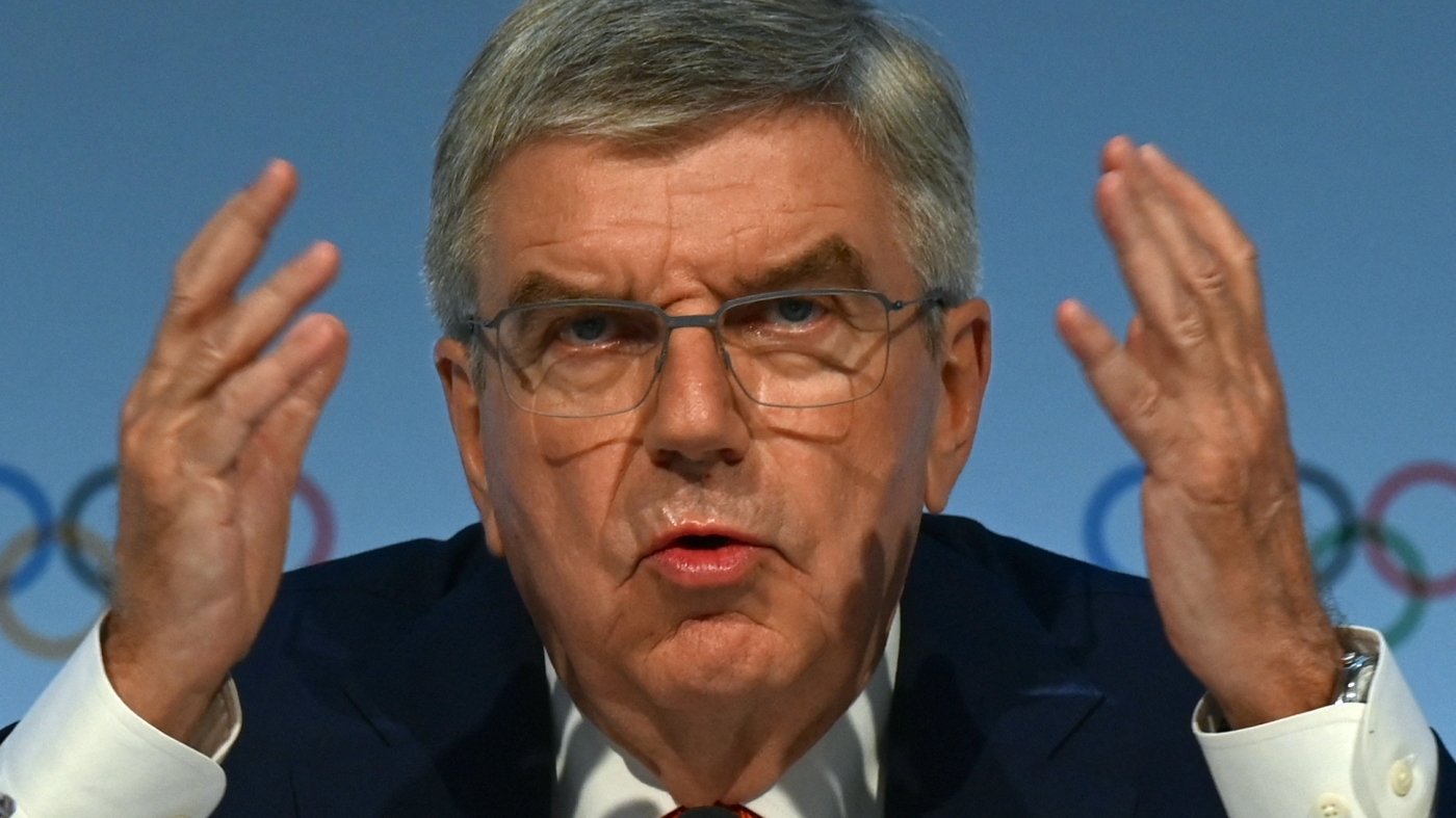 IOC president Thomas Bach will depart next year : NPR