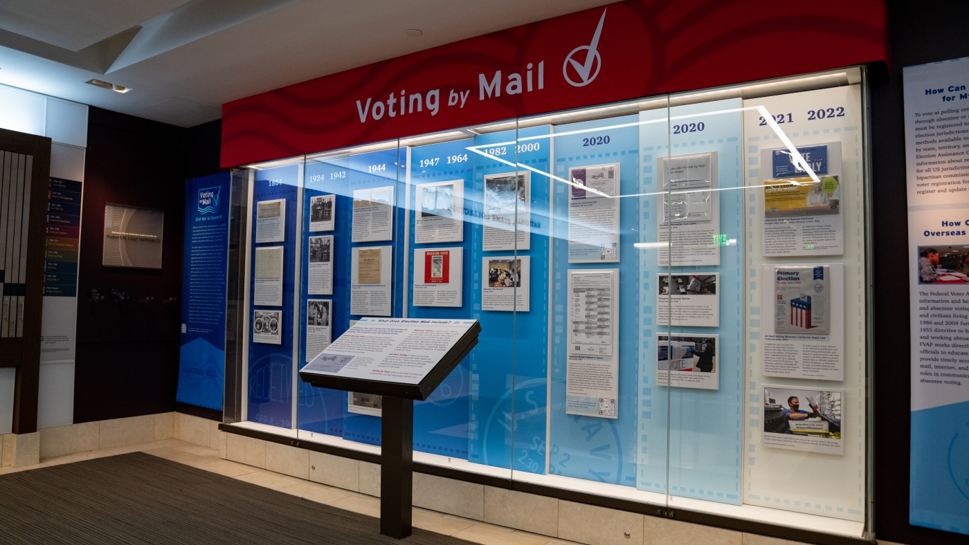 Smithsonian looks at history of voting by mail with absentee ballots : NPR