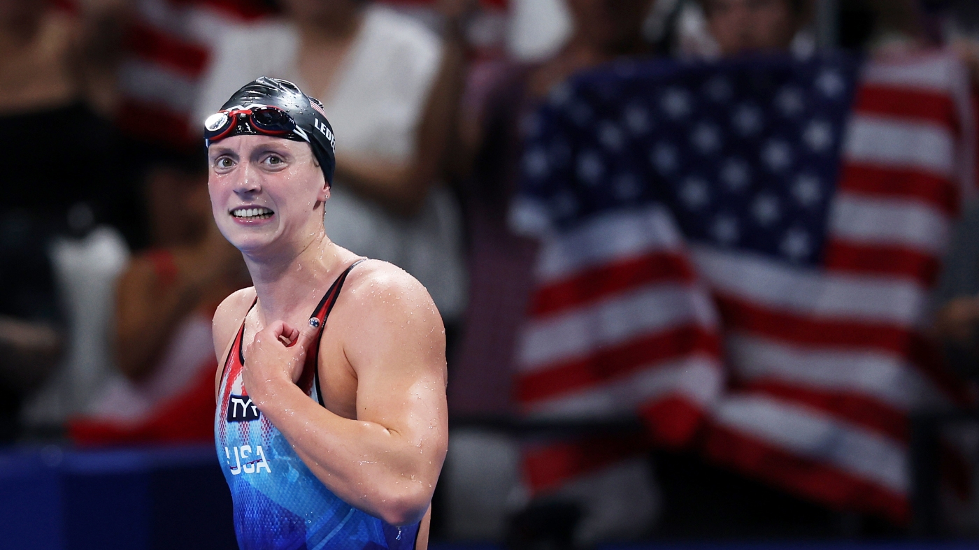 Katie Ledecky wins 800m freestyle, her ninth Olympic gold : NPR