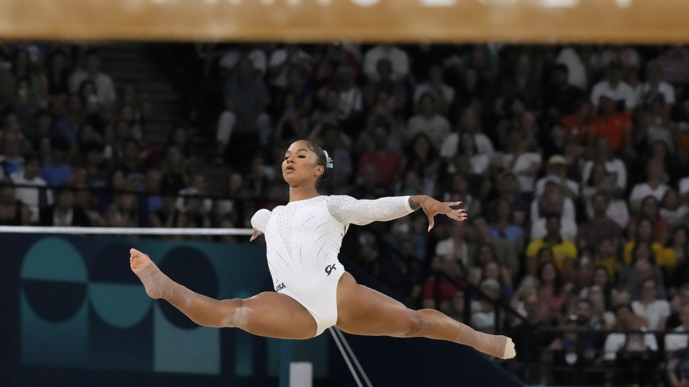 U.S. gymnast Jordan Chiles may have to return Olympic bronze medal after ruling : NPR