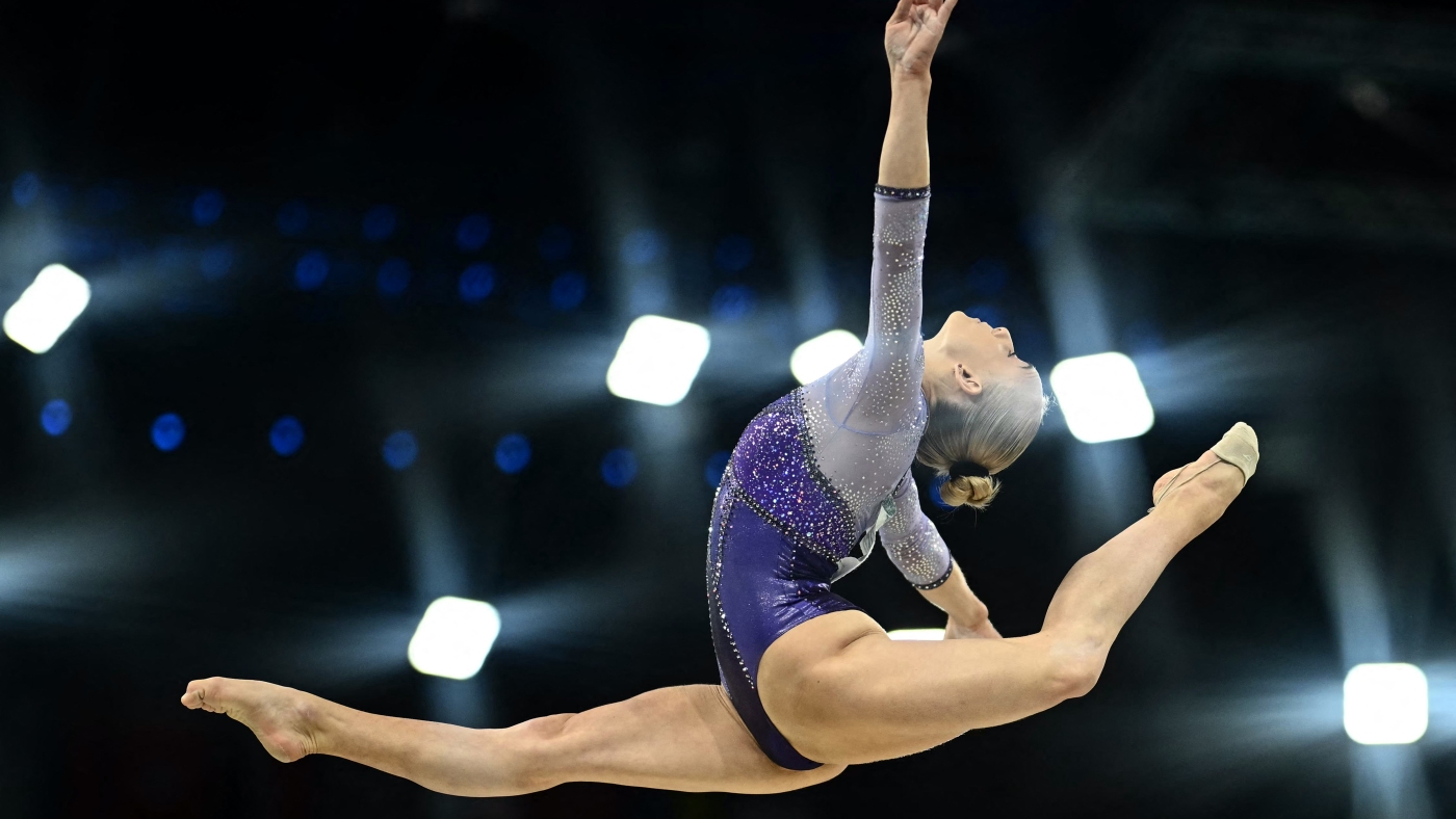 Simone Biles falters on balance beam final, places 5th. : NPR