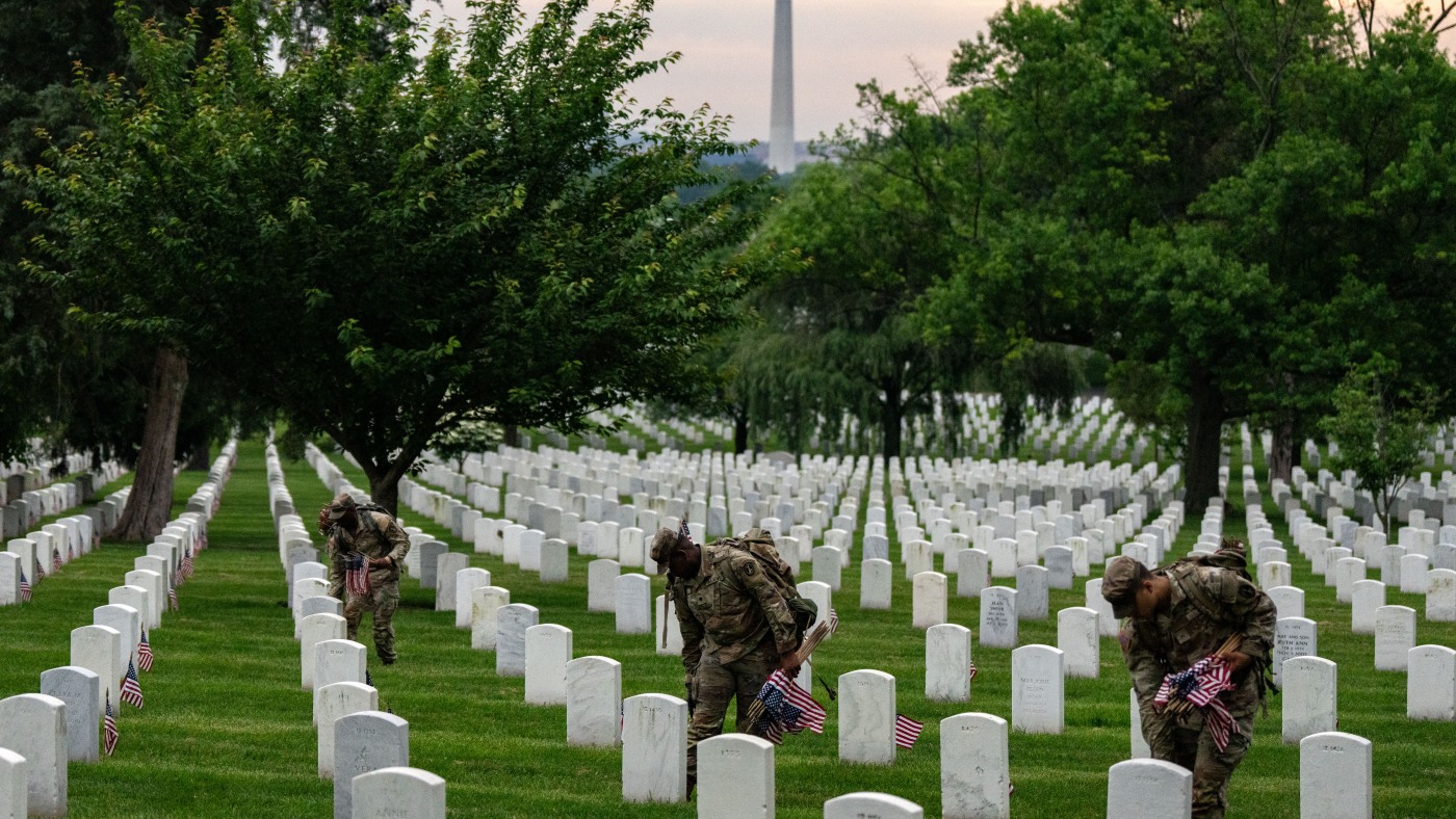 A retired military chaplain on Trump's Arlington National Cemetery controversy : NPR