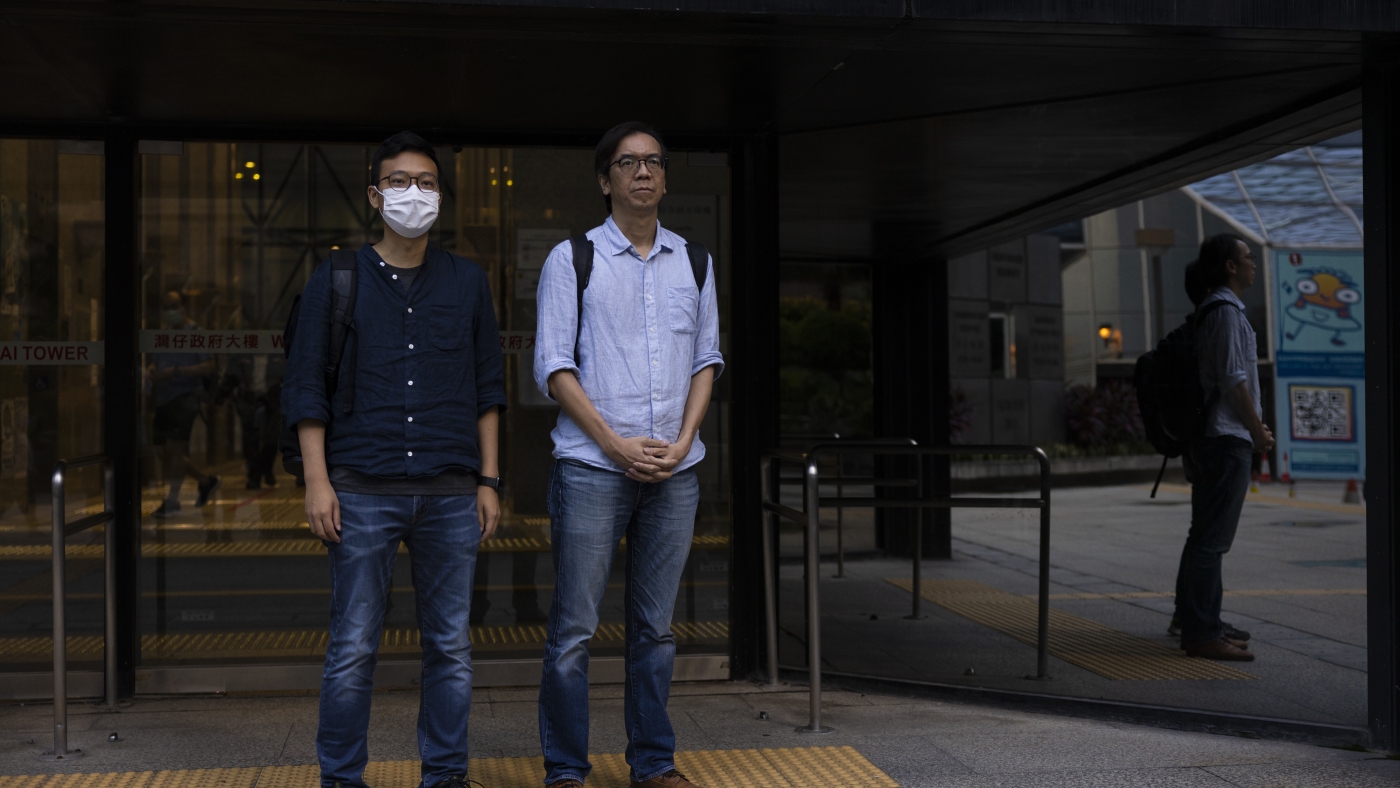 A Hong Kong court convicts 2 journalists in a landmark sedition case : NPR