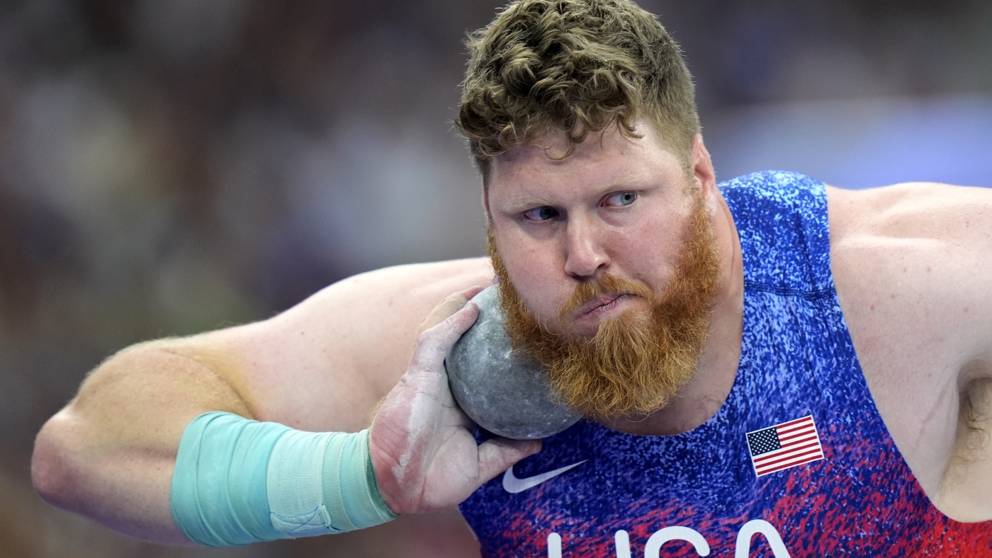 Ryan Crouser wins 3rd Olympic gold in a row in shot put : NPR