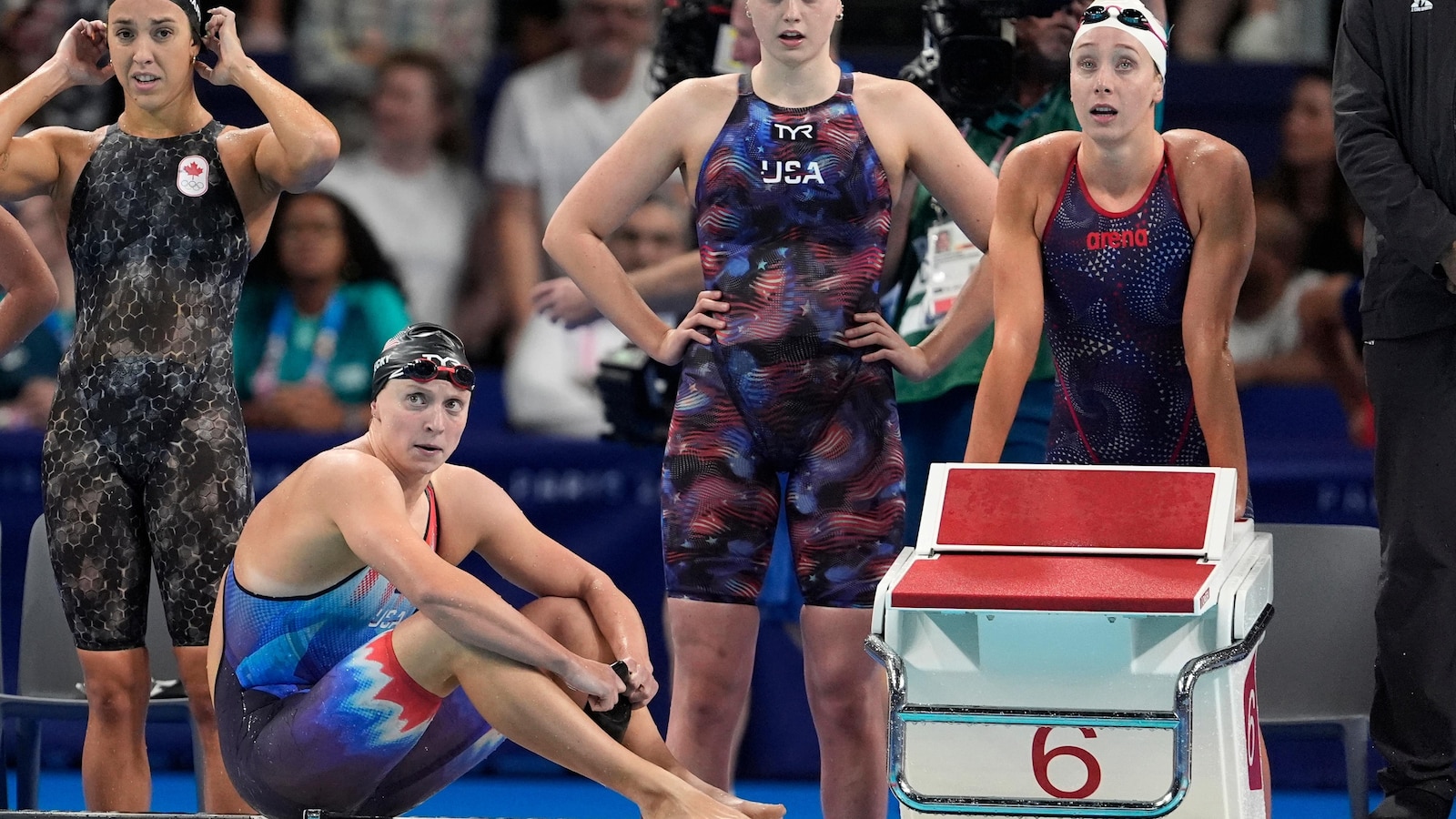 Ledecky wins record 13th medal with a silver. McIntosh and Douglass strike gold