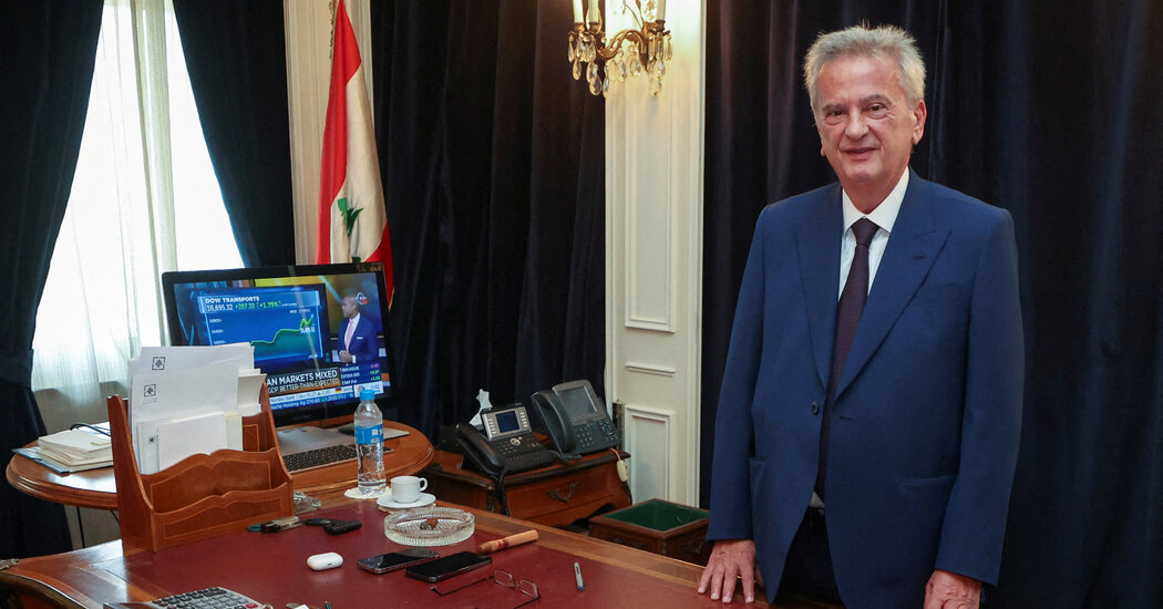 Lebanon Detains Riad Salameh, Former Head of Central Bank