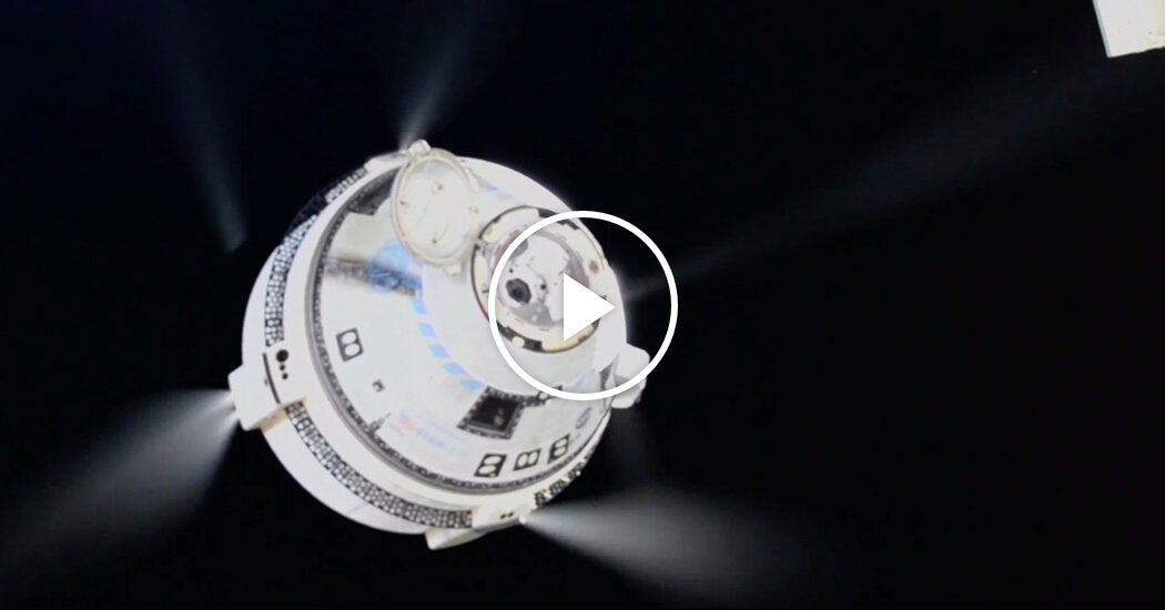 Boeing’s Starliner Travels Back to Earth Empty