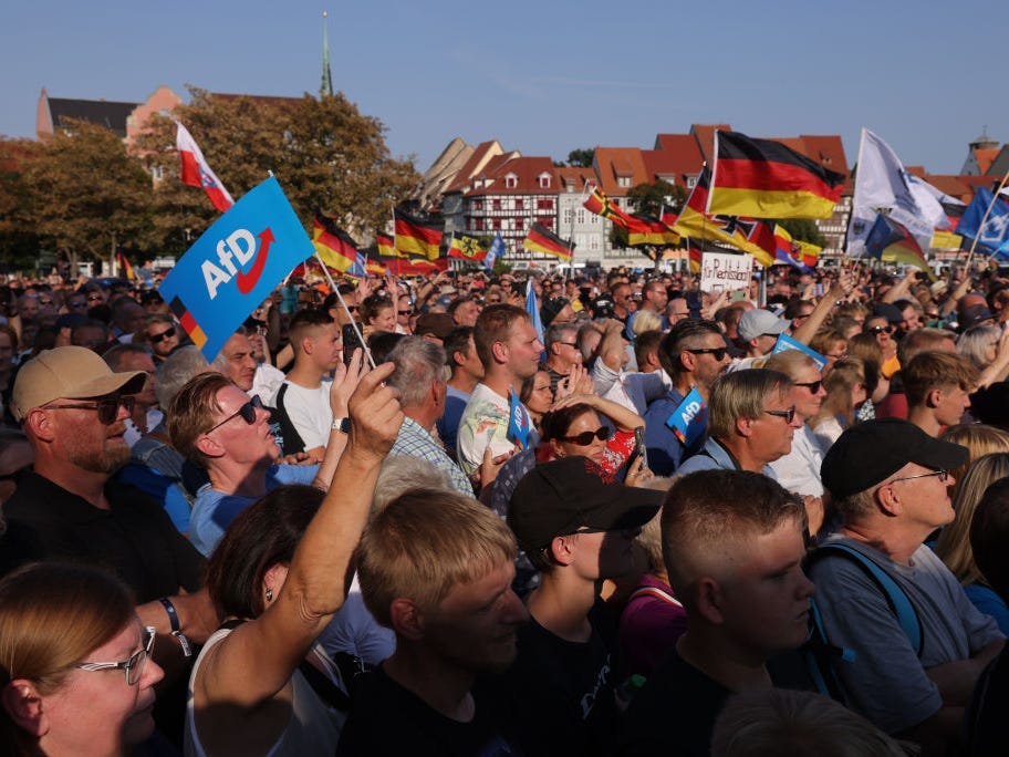 The far right scored its biggest election victory in Germany since World War II