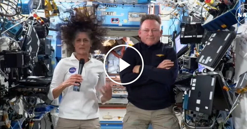 NASA Astronauts Speak to Media on Extended Stay in Orbit